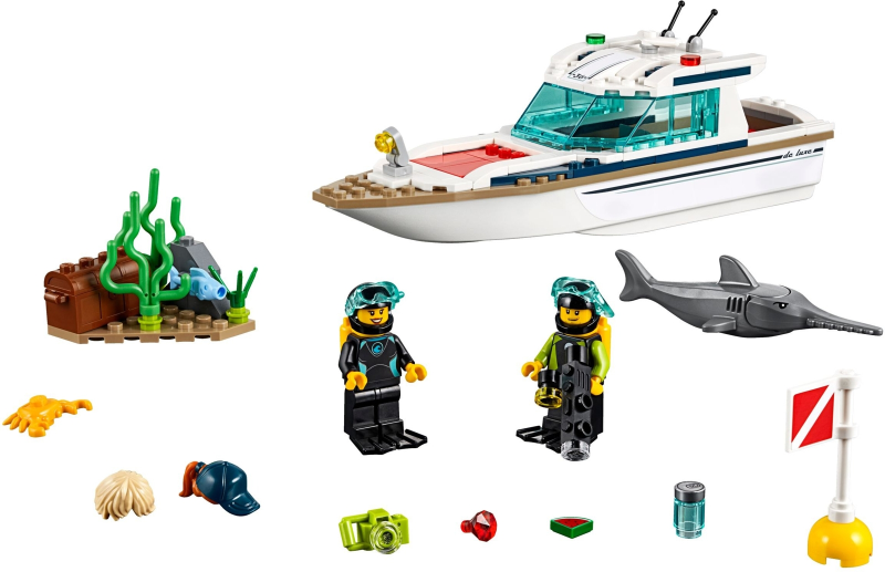 LEGO® City 60221 Potápěčská jachta