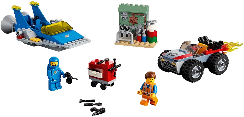 LEGO Movie 70821 Emmetova a Bennyho dílna „Postav a oprav to“!
