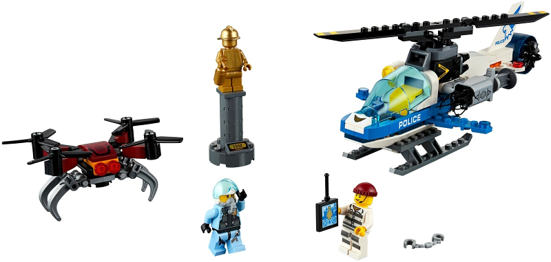 LEGO® CITY 60207 Letecká policie a dron