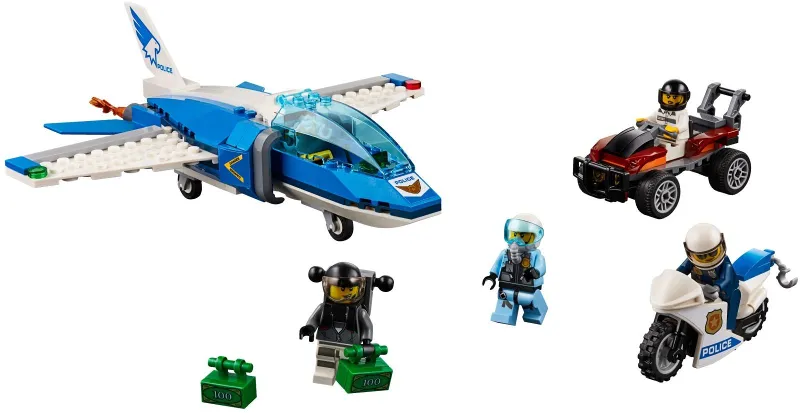 LEGO® CITY 60208 Zatčení zloděje s padákem