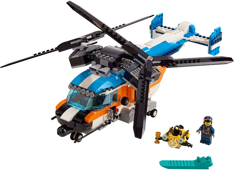 LEGO CREATOR 31096 Helikoptéra se dvěma rotory