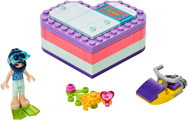 LEGO Friends 41385 Emma a letní srdcová krabička