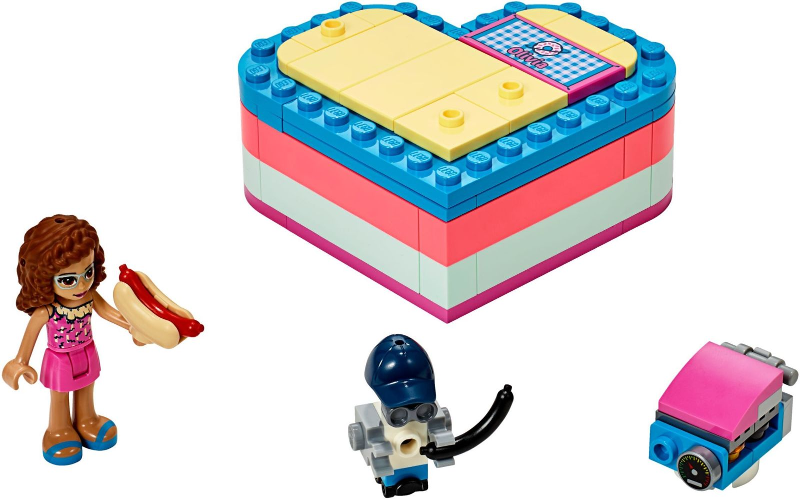 LEGO® Friends 41387 Olivia a letní srdcová krabička