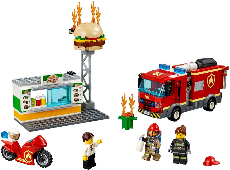 LEGO® CITY 60214 Záchrana burgrárny