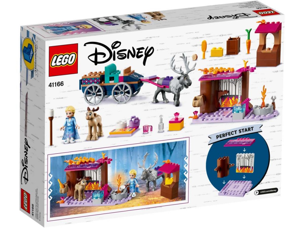 LEGO® FROZEN II 41166 Elsa a dobrodružství s povozem