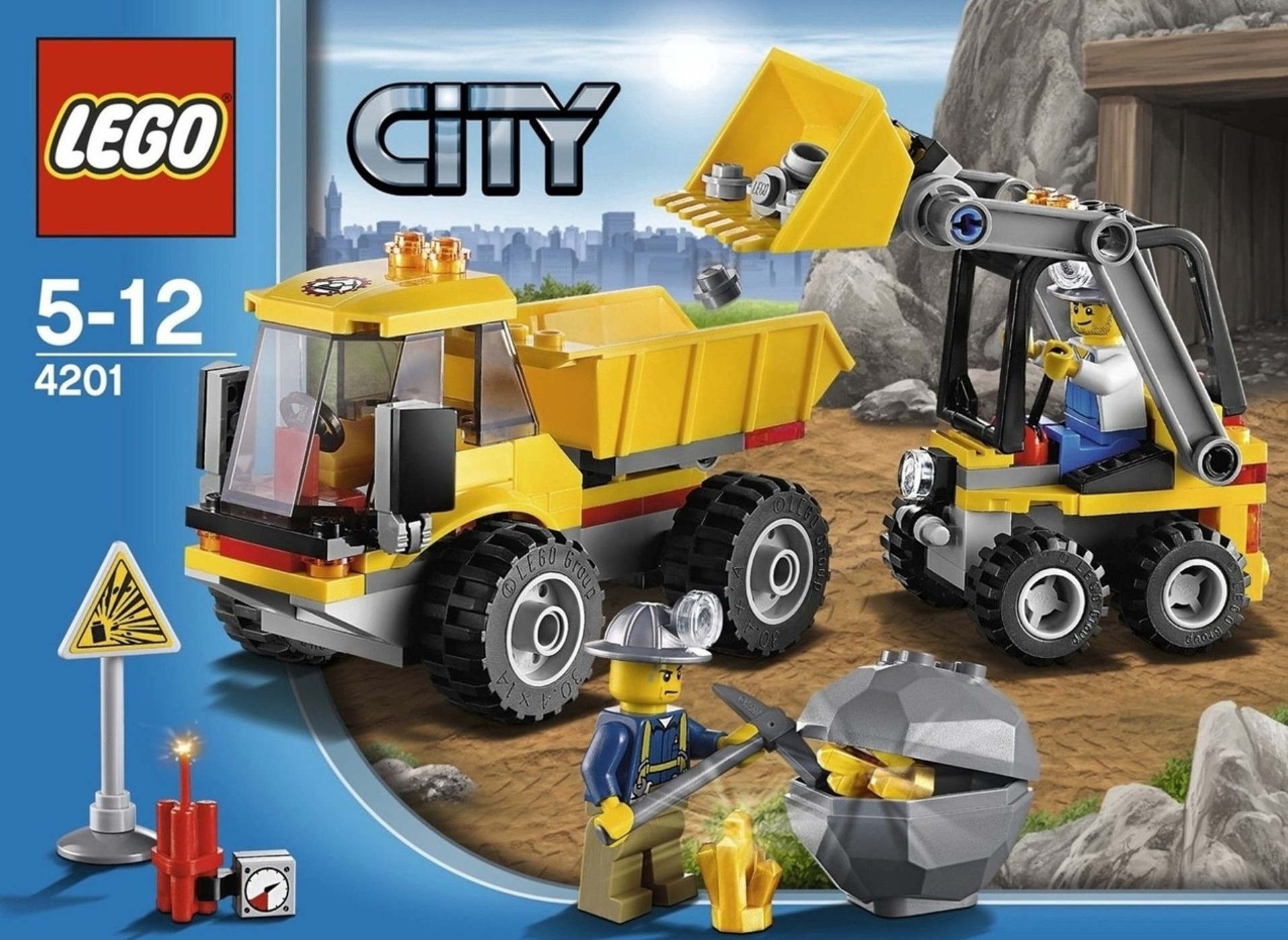 LEGO 4201 CITY Nakladač a sklápěčka