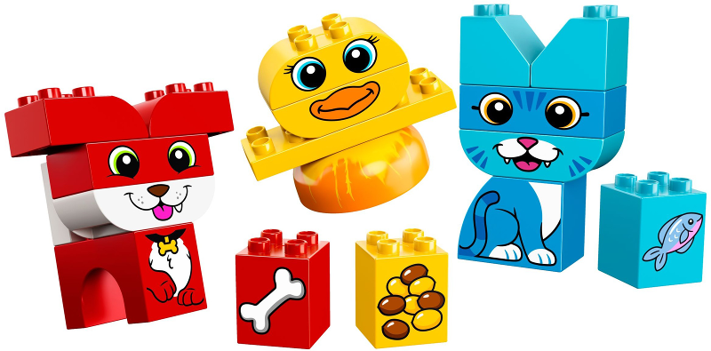 LEGO DUPLO 10858 Moji první skládací mazlíčci