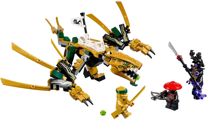LEGO Ninjago 70666 Zlatý drak