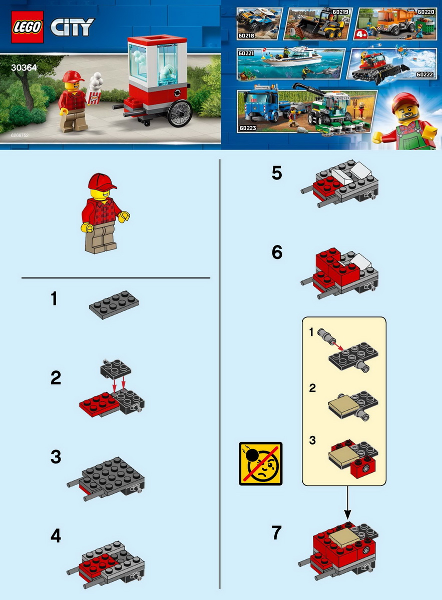 Lego 30364 Popcorn Cart (polybag)