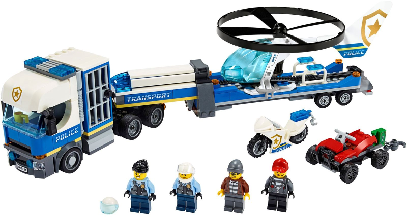 LEGO® CITY 60244 Přeprava policejního vrtulníku