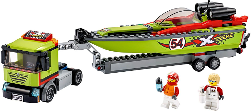 LEGO® City 60254 Přeprava závodního člunu