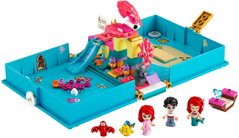 LEGO® I Disney Princess™ 43176 Ariel a její pohádková kniha dobrodružství