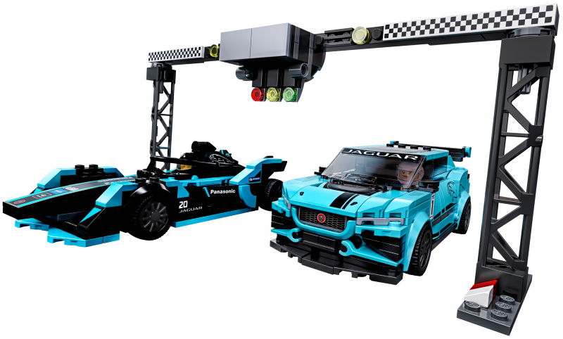 LEGO Speed Champions 76898 Formula E Panasonic Jaguar Racing GEN2 & Jaguar I-PACE eTROPHY
