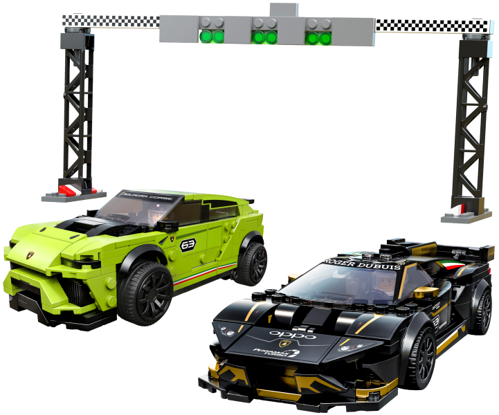 LEGO Speed Champions 76899 Lamborghini Urus ST-X & Lamborghini HuracánSuper Trofeo EVO