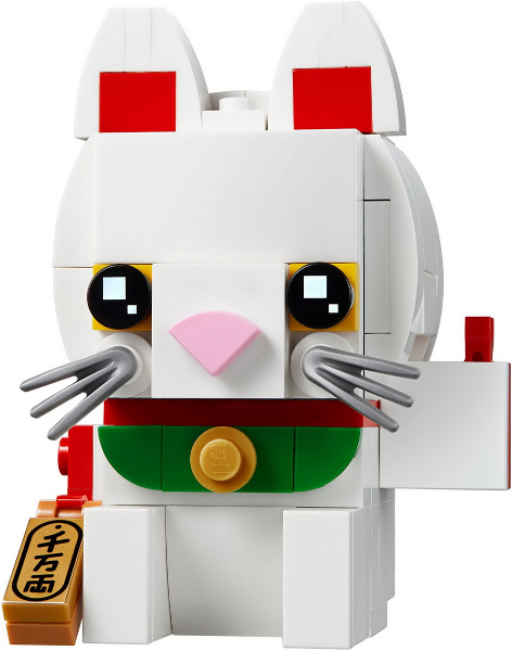 LEGO BrickHeadz 40436 Lucky Cat (Kočka pro štěstí)