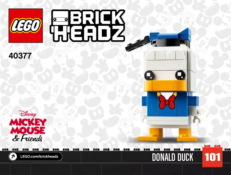 LEGO BrickHeadz 40377 Kačer Donald