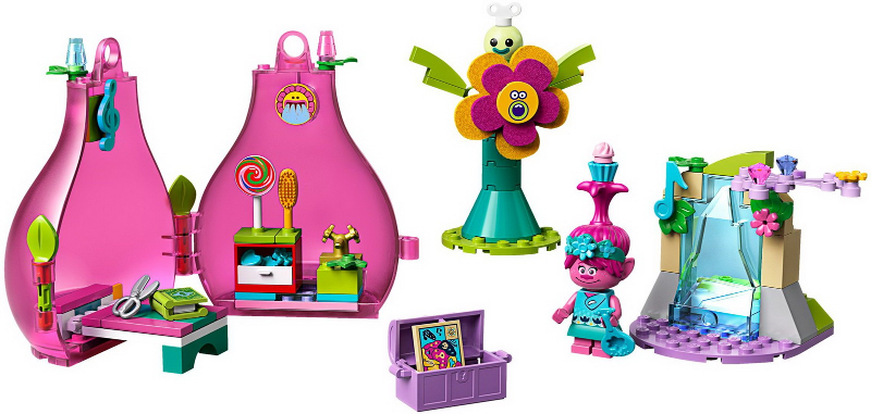 LEGO Trolls 41251 Poppy a její domeček