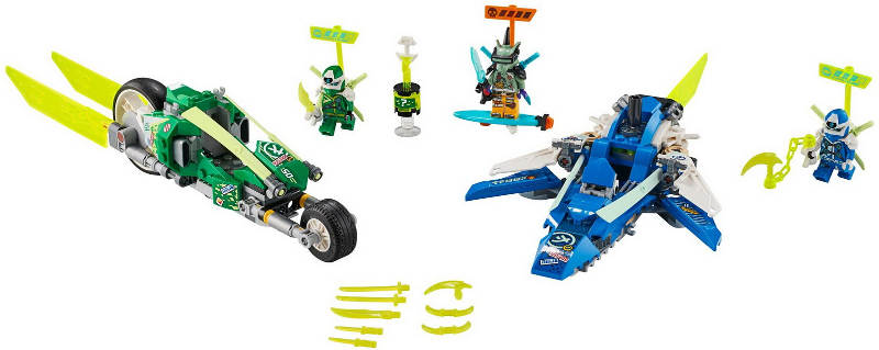 LEGO Ninjago 71709 Rychlá jízda s Jayem a Lloydem