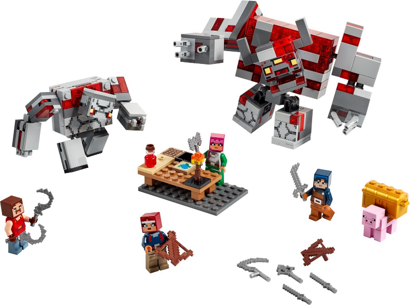 LEGO® Minecraft™ 21163 Bitva o rudit