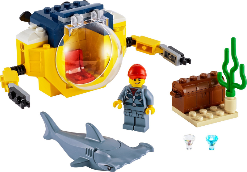 LEGO® CITY 60263 Oceánská mini ponorka