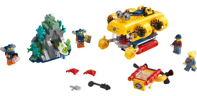 LEGO® CITY 60264 Oceánská průzkumná ponorka