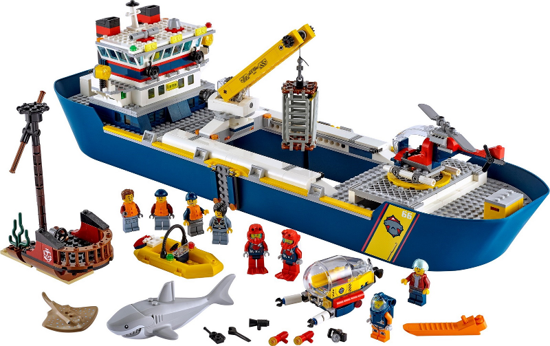 LEGO CITY 60266 Oceánská průzkumná loď