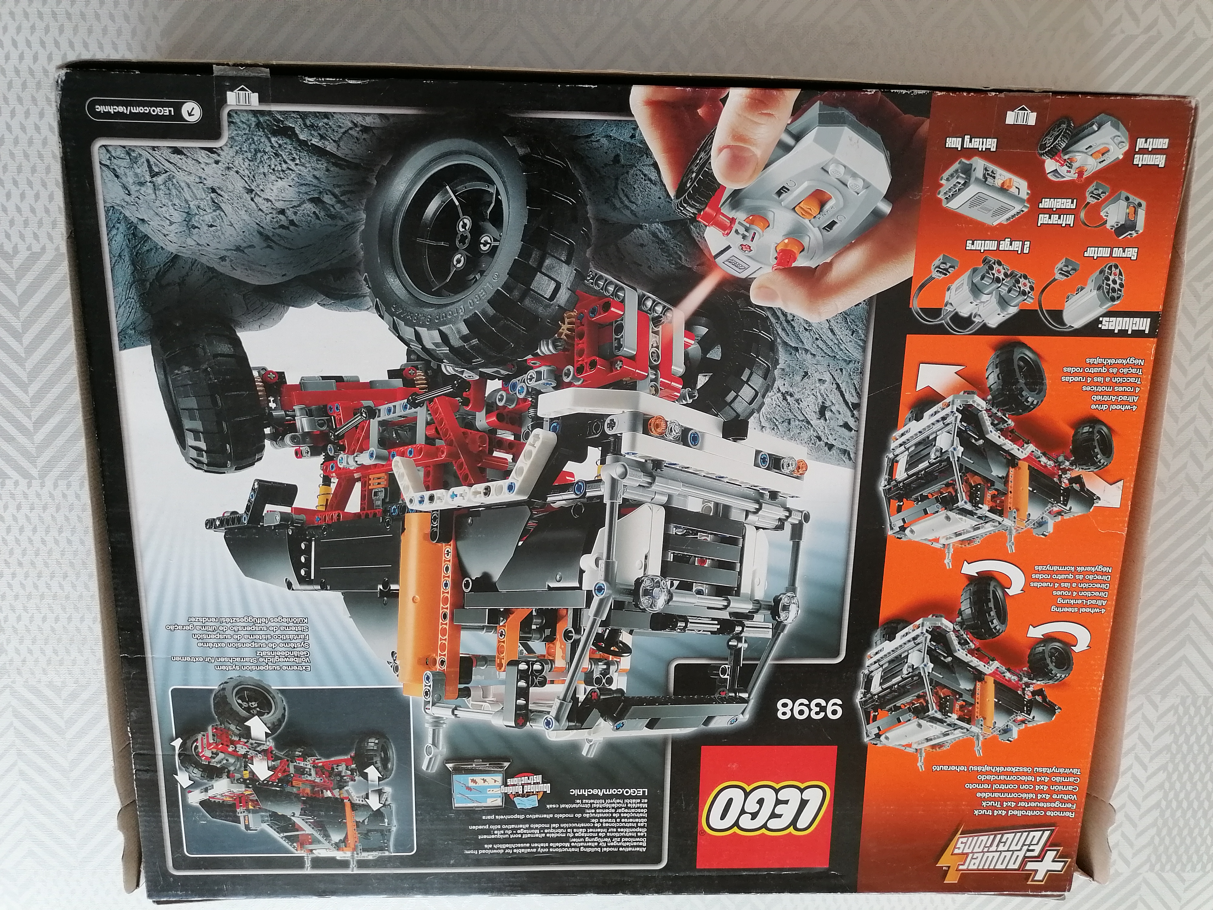LEGO 9398 TECHNIC Truck 4x4, použitý s krabicí a návodem