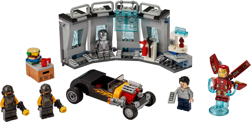 LEGO SUPER HEROES 76167 Zbrojnice Iron Mana
