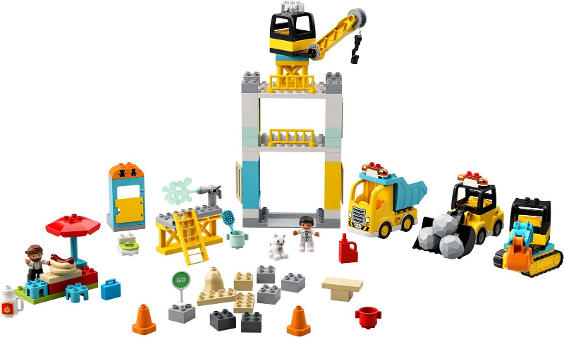 LEGO® DUPLO® 10933 Stavba s věžovým jeřábem