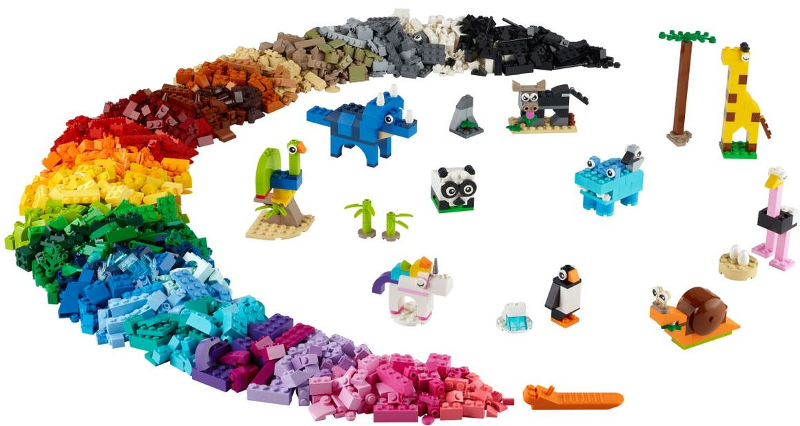 LEGO® Classic 11011 Kostky a zvířátka