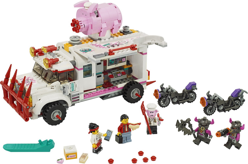 Lego Monkie Kid 80009 Pigsyho pojizdné občerstvení