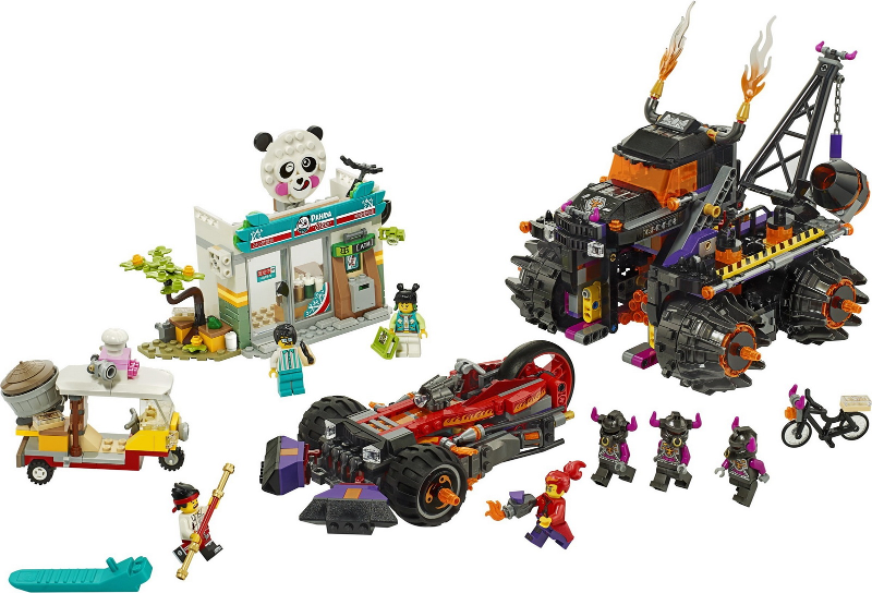 Lego Monkie Kid 80011 Pekelný vůz Red Sona