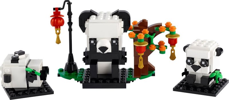 LEGO BrickHeadz 40466 Čínský Nový rok – Pandy