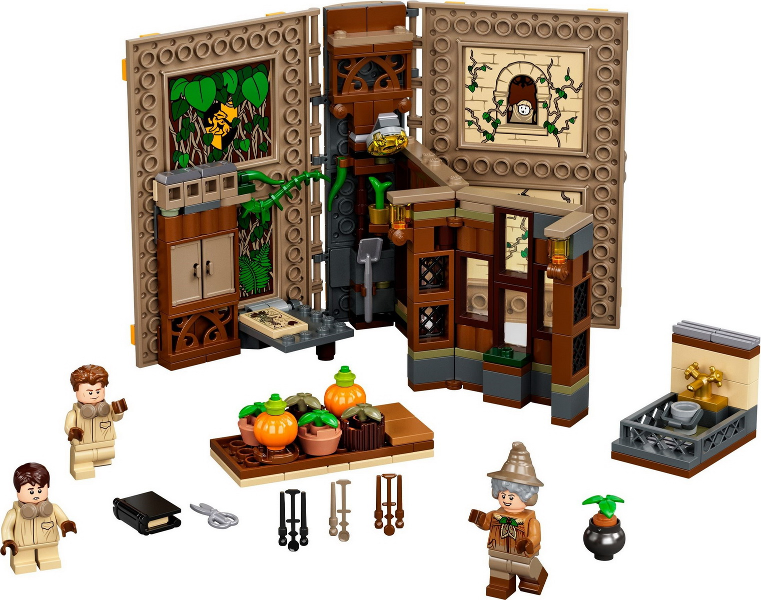 LEGO® Harry Potter™ 76384 Kouzelné momenty z Bradavic: Hodina bylinkářství - bez krabice
