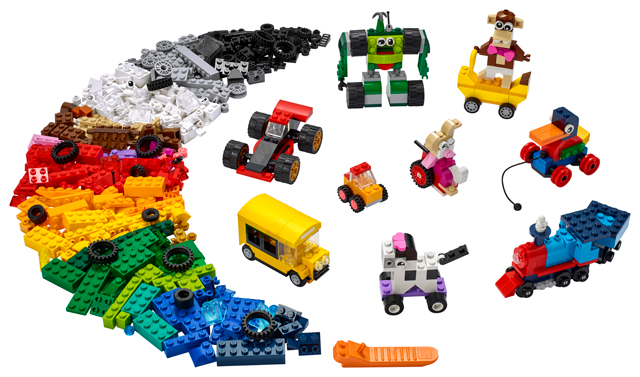 LEGO Classic 11014 Kostky a kola