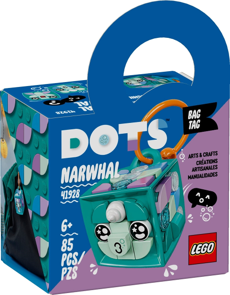 LEGO® DOTS™ 41928 Ozdoba na tašku – jednorožec
