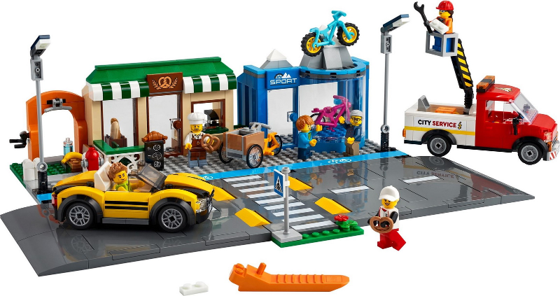 LEGO® City 60306 Ulice s obchůdky