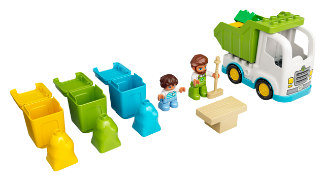 LEGO® DUPLO® 10945 Popelářský vůz a recyklování