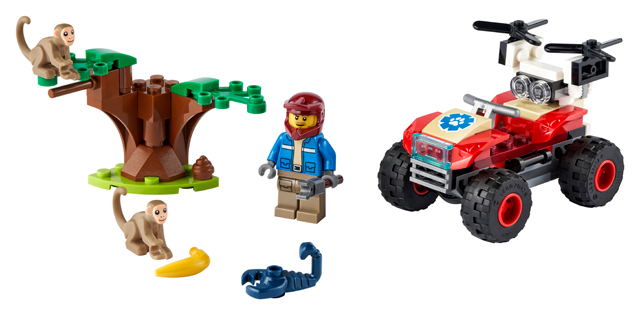 LEGO® CITY 60300 Záchranářská čtyřkolka do divočiny