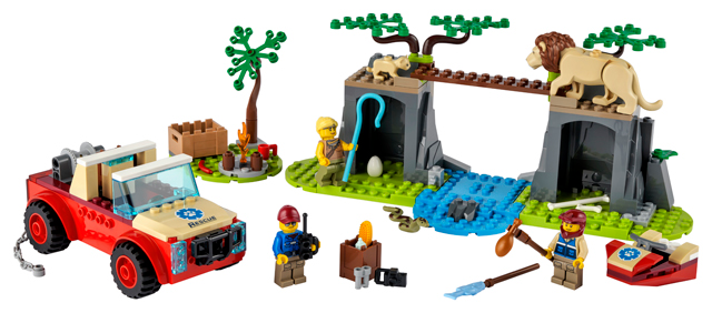 LEGO® CITY 60301 Záchranářský teréňák do divočiny