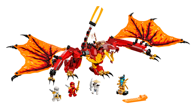LEGO® NINJAGO® 71753 Útok ohnivého draka