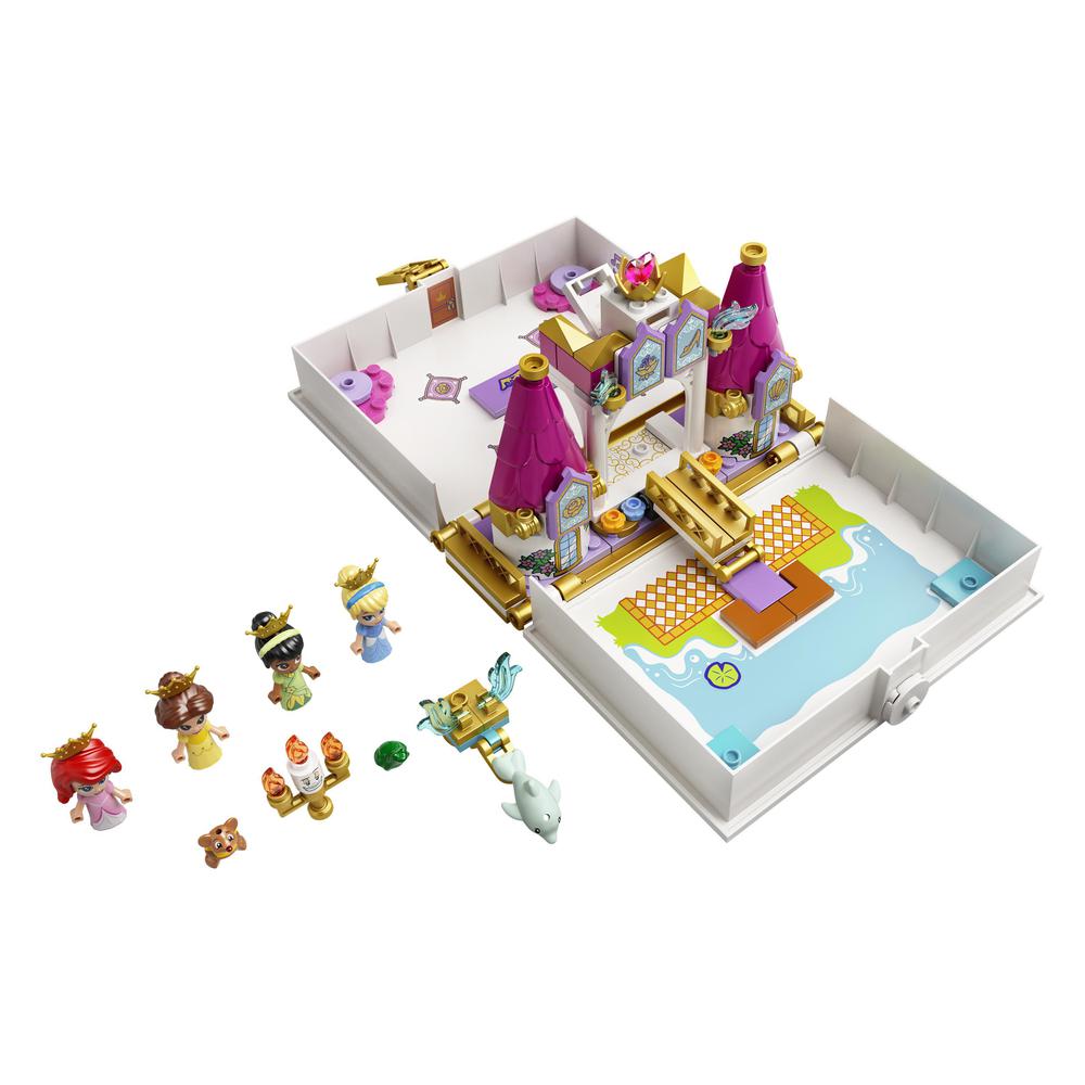 LEGO® I Disney Princess™ 43193 Ariel, Kráska, Popelka a Tiana a jejich pohádková kniha dobrodružství