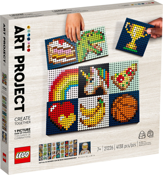 LEGO ART 21226 Výtvarný projekt – tvoříme společně