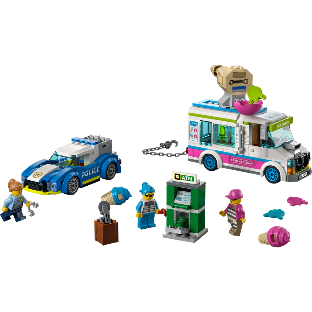 LEGO® City 60314 Policejní honička se zmrzlinářským vozem
