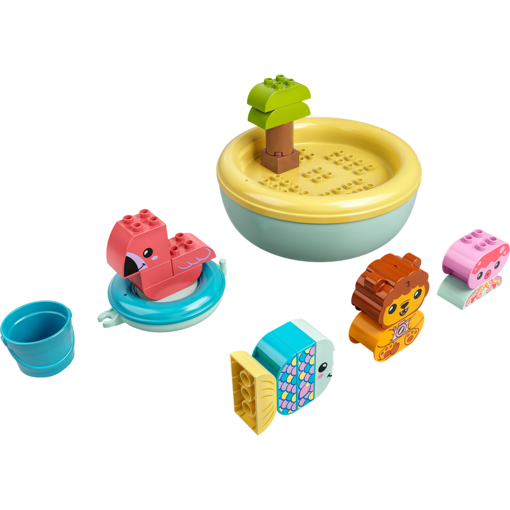 LEGO® DUPLO® 10966 Legrace ve vaně: Plovoucí ostrov se zvířátky