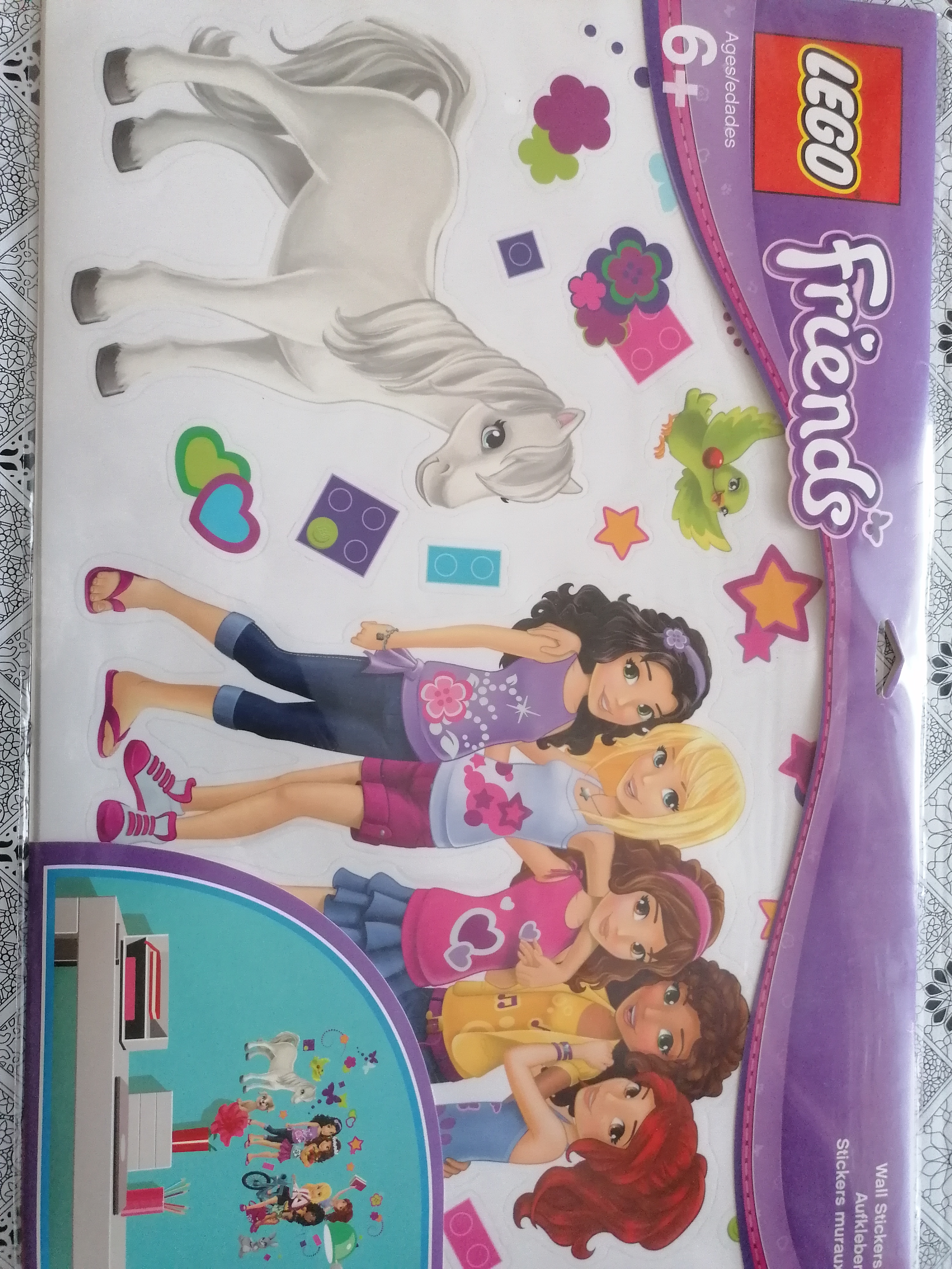 Lego 6104669 nálepky Friends