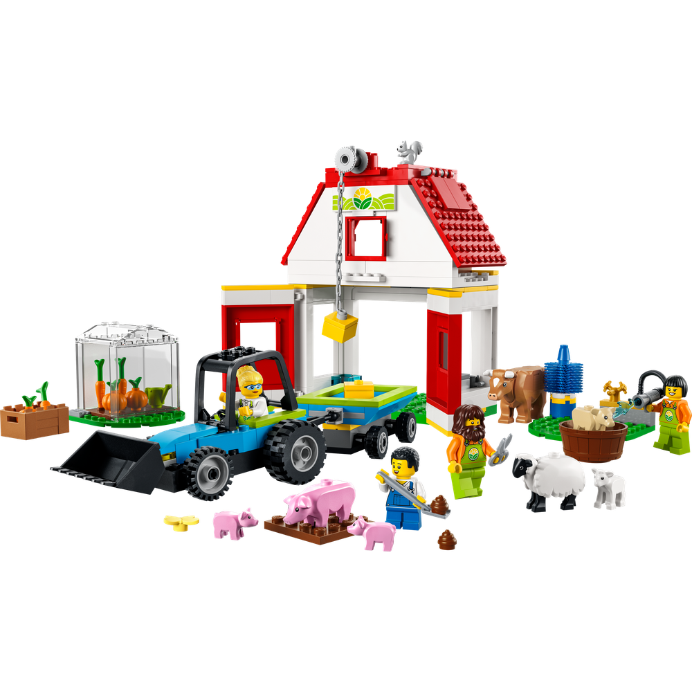 LEGO® CITY 60346 Stodola a zvířátka z farmy
