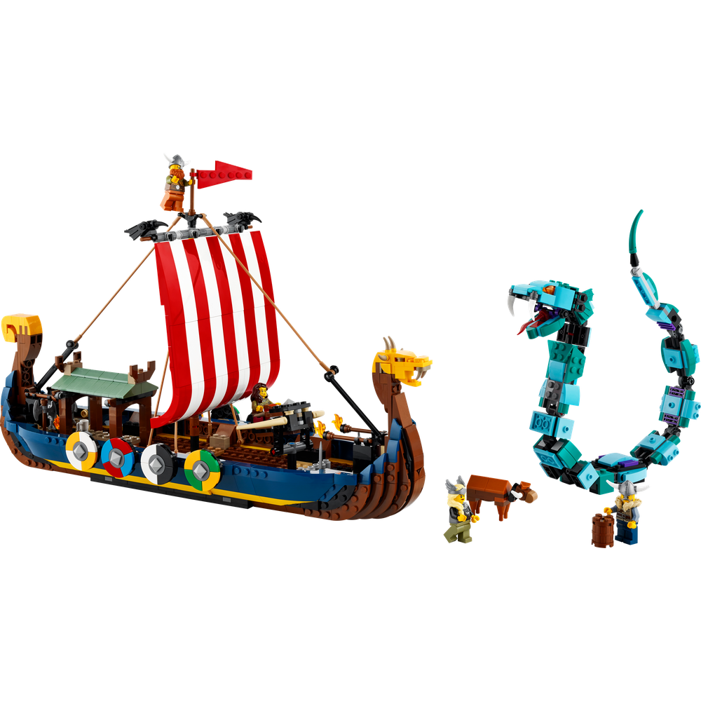 LEGO® Creator 31132 Vikingská loď a mořský had