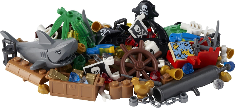 LEGO 40515 VIP doplňky – Piráti a poklady