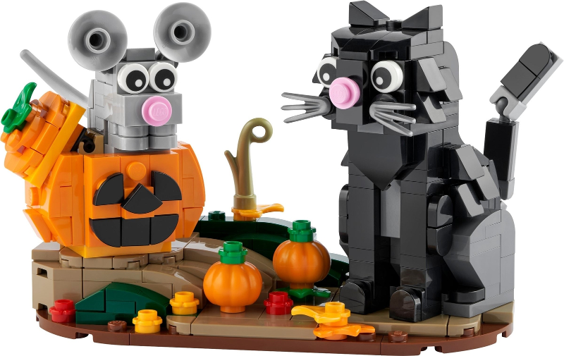 LEGO® 40570 Halloweenská kočka a myš